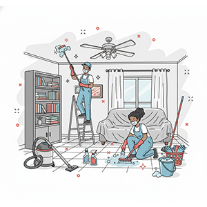 বাড়ির ডিপ ক্লিনিং