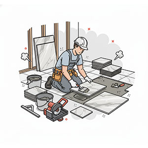 টাইলস ও মার্বেল কাজ