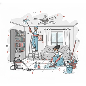 বাড়ির ডিপ ক্লিনিং