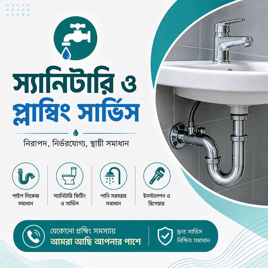 স্যানিটারি ও প্লাম্বিং সার্ভিস