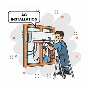 এসি ইনস্টল/আনইনস্টল