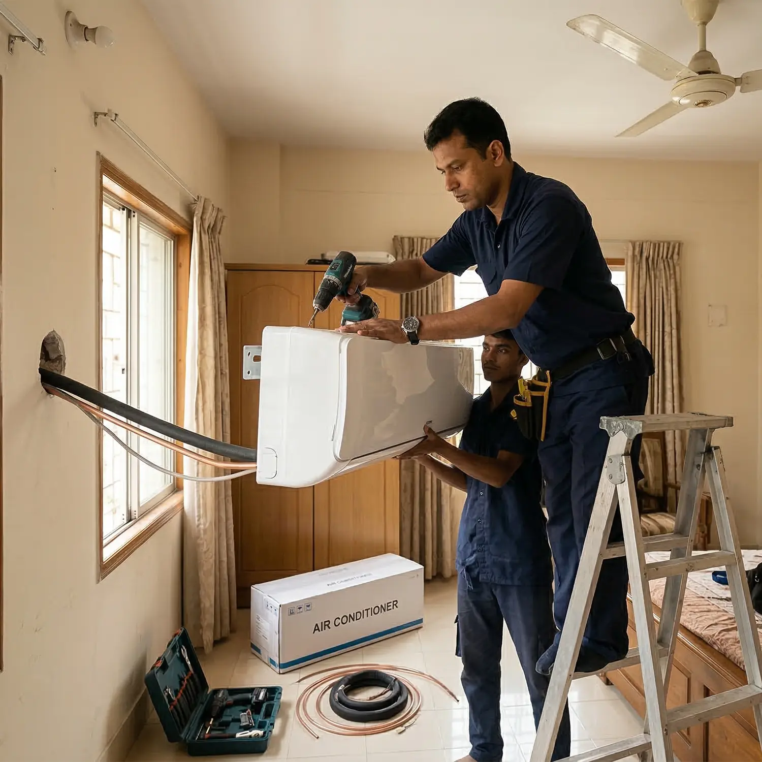 এসি ইনস্টলেশন / সেটআপ সার্ভিস