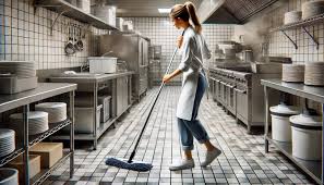 রান্নাঘরের মেঝে গভীর পরিষ্কার