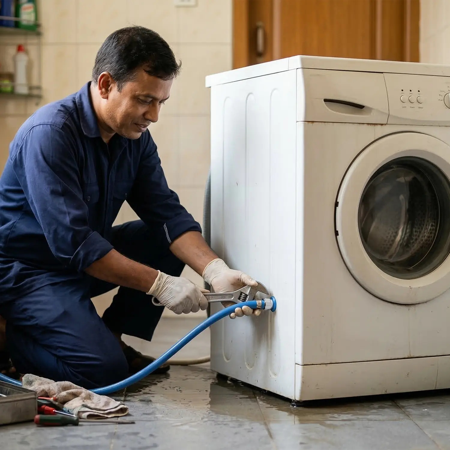 পানি লিকেজ সমাধান (ওয়াশিং মেশিন)