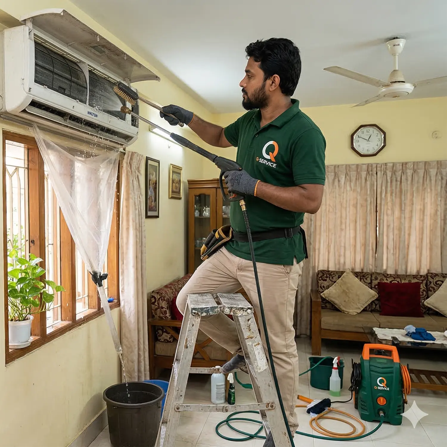 এসি ওয়াশ/ক্লিনিং