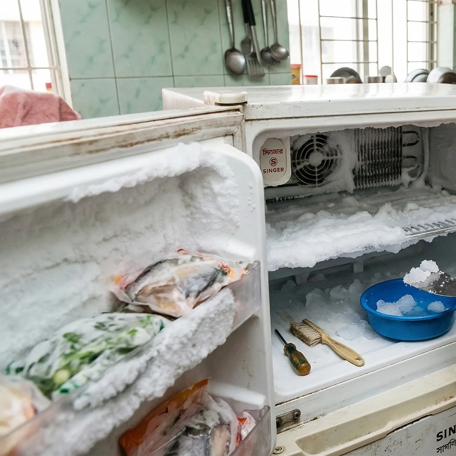 ফ্রিজে অতিরিক্ত বরফ জমা সমস্যার সমাধান
