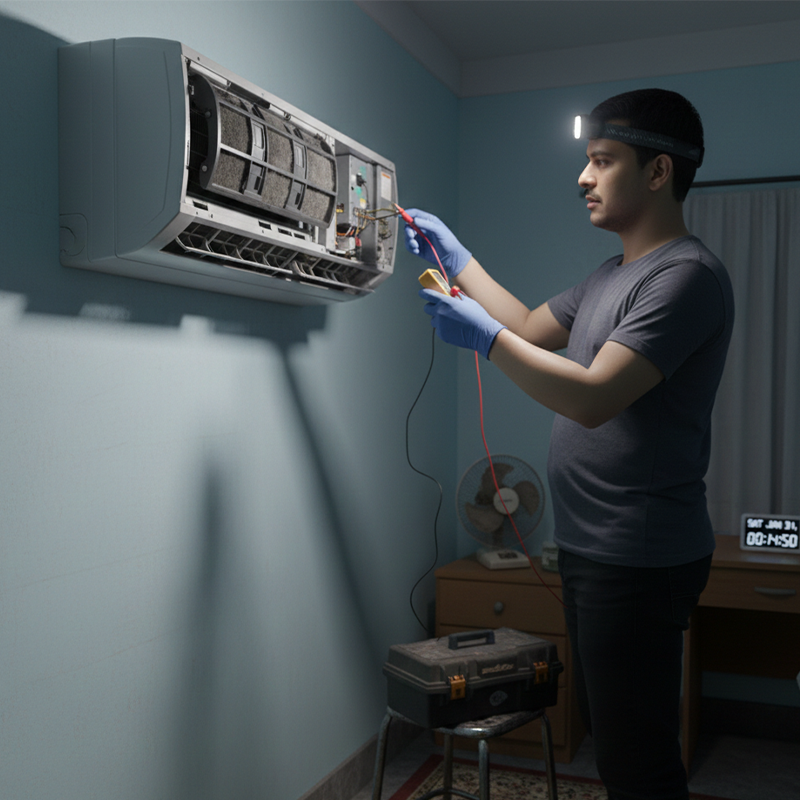 এসি ঠান্ডা হচ্ছে না রোগ নির্ণয়