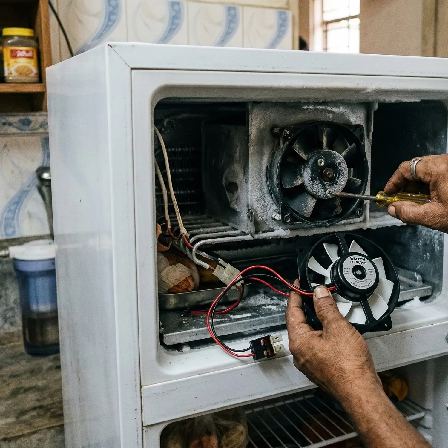 ফ্রিজের কুলিং ফ্যান সমস্যা