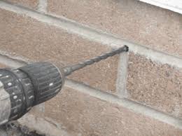 ওয়াল ড্রিলিং এবং রাসায়নিক ইনজেকশন