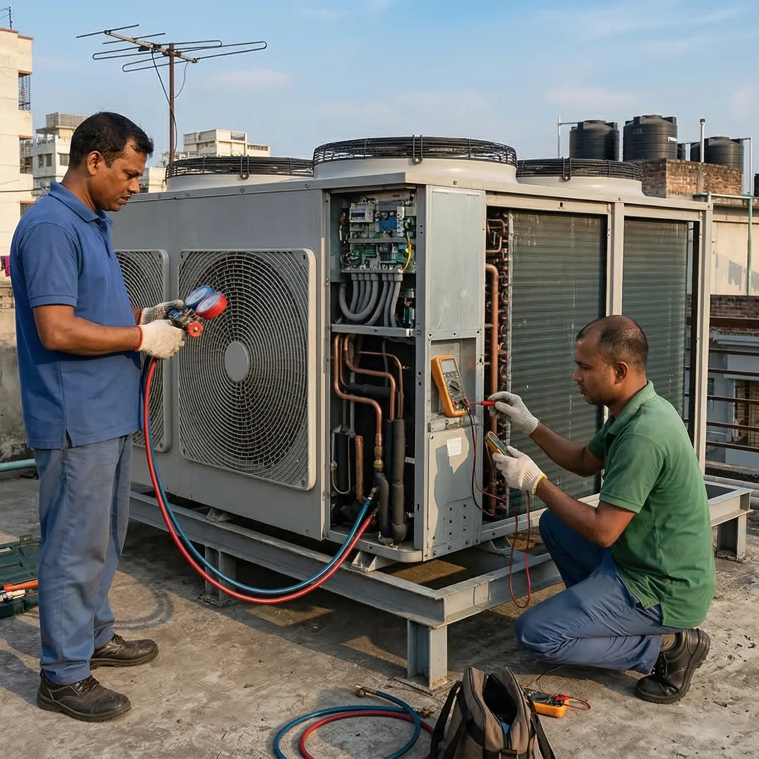 সেন্ট্রাল / ভি আর এফ এসি ইনস্টলেশন এবং মেইন্টেনেন্স