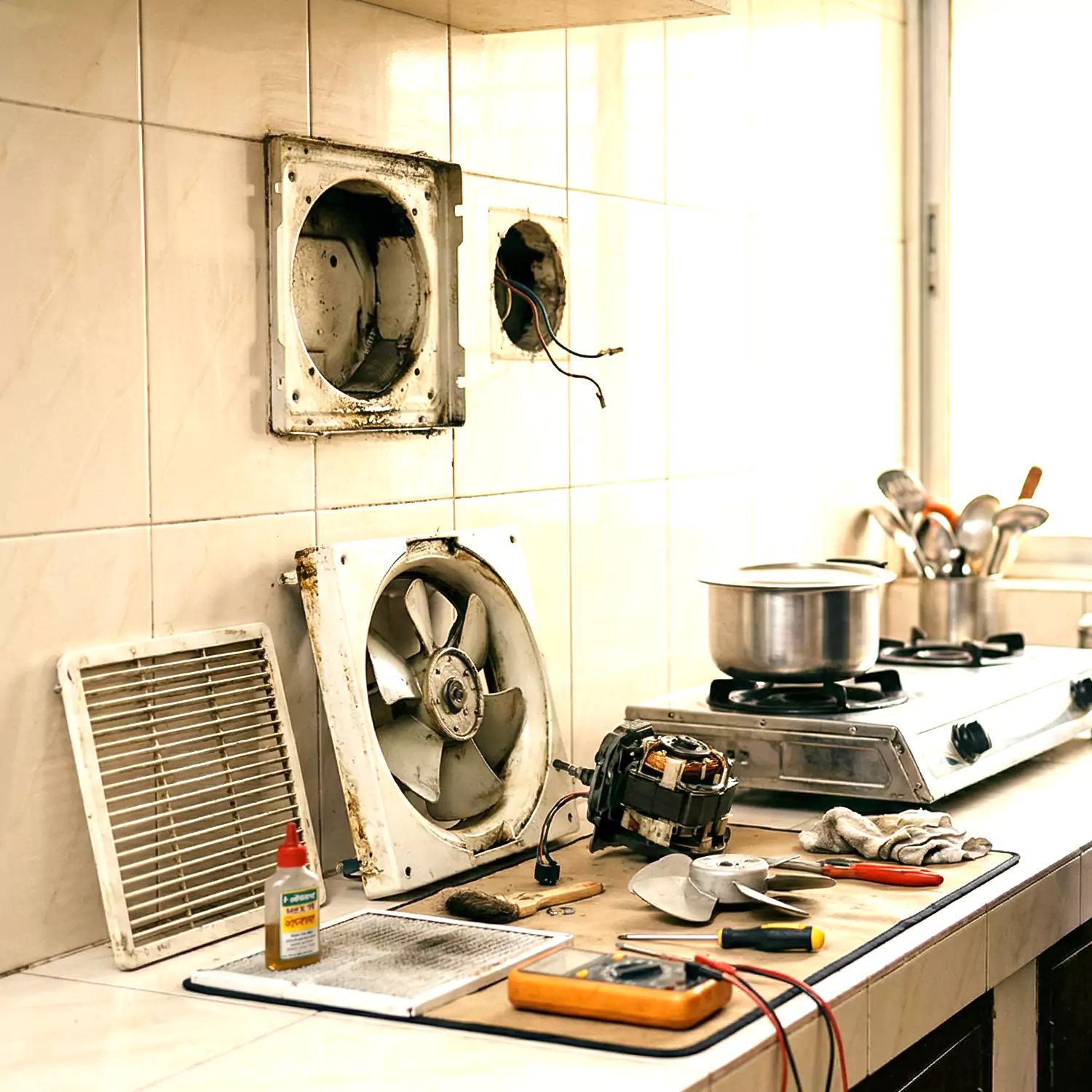 ভেন্ট/এক্সস্ট ফ্যান রিপেয়ার